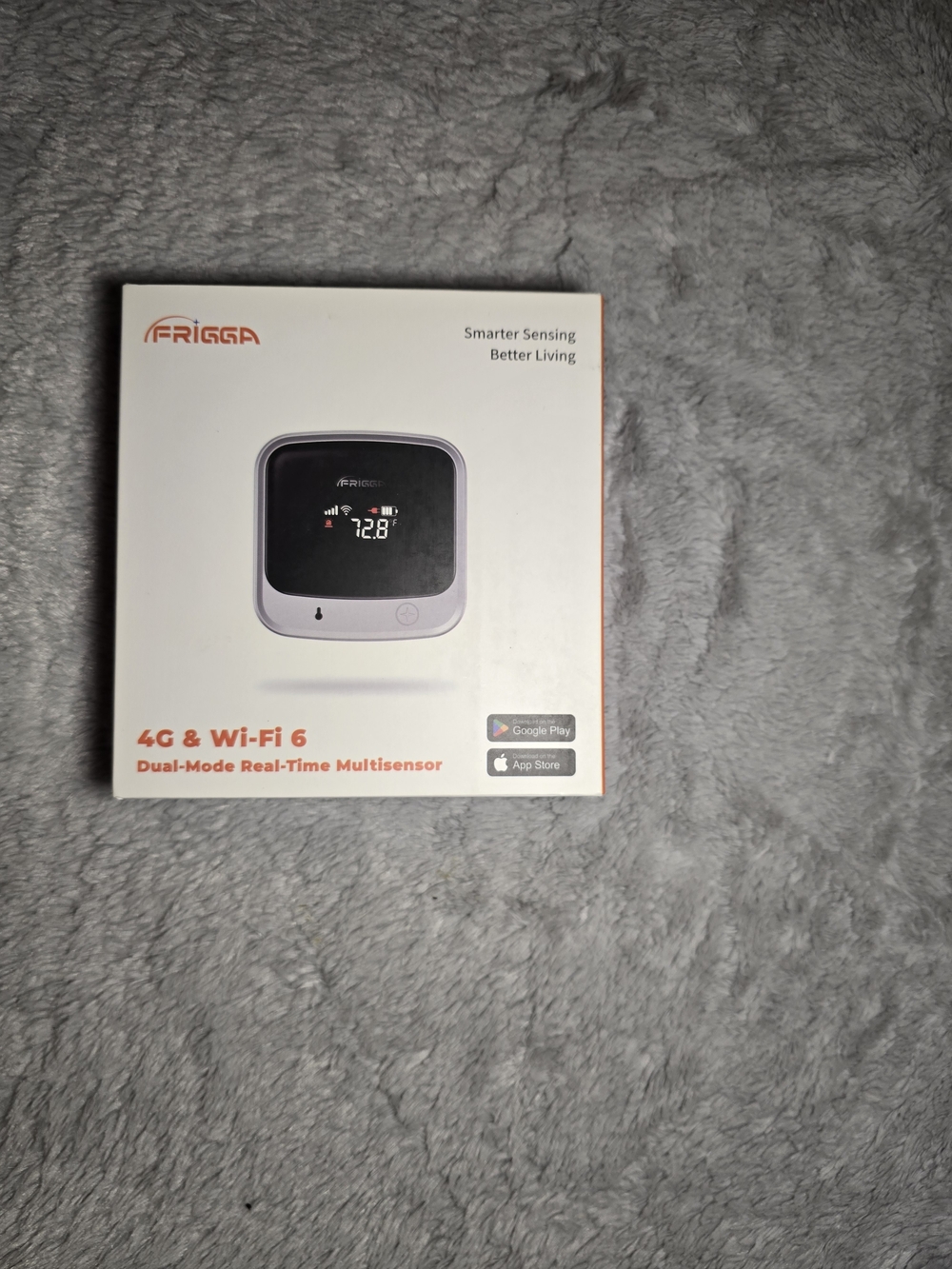 4G & Wi‑Fi 6 Multisensor Smart Thermostat - White